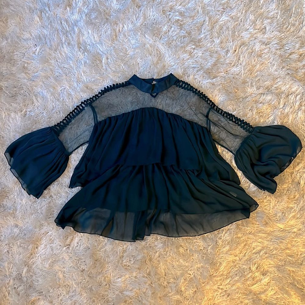 Ina turquoise top